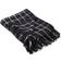 Design Imports Checked Blankets Black (152.4x127)