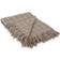 Design Imports Checked Blankets Brown (152.4x127)