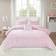 Mi Zone Rosalie Bedspread Pink, Silver (228.6x218.44cm)
