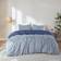 Clean Spaces Blakely Duvet Cover Gray, Blue, Natural (238.76x233.68cm)