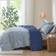 Clean Spaces Blakely Duvet Cover Gray, Blue, Natural (238.76x233.68cm)