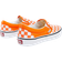 Vans Checkerboard Classic Slip-On - Orange Tiger/True White