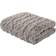 Madison Park Ruched Faux Fur Blankets Grey (152.4x127cm)