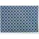 Design Imports Lattice 6-pack Place Mat Blue (48.26x33.02cm)