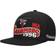 Mitchell & Ness Chicago Bulls Hardwood Classics 1996 NBA Champions Wave Snapback Hat Men - Black