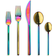 Mepra Due Rainbow Flatware Cutlery Set 5pcs