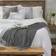 Design Imports Waffle Knit Blankets White, Black (152.4x127cm)