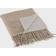 Design Imports Waffle Knit Blankets White, Brown (152.4x127cm)