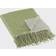 Design Imports Waffle Knit Blankets Green, White (152.4x127)