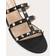 Valentino Garavani Rockstud Flat Slide Sandal - Black