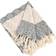 Saro Lifestyle Nubby Design Striped Blankets Grey (152.4x127cm)