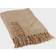 Design Imports Chenille Blankets Brown (152.4x127cm)
