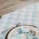 DII Buffalo Tablecloth White, Blue (132.08x132.08cm)