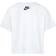 Nike Little Kid's Sportwear Futura Print Fill Boxy T-shirt - White (36J104-001)