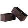 Winsome 2pc Torino Folding Fabric Chocolate Basket 58.4cm 2pcs