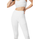 Alo High-Waist Moto Legging Women - White/White Glossy