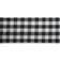 Design Imports Buffalo Check Tablecloth White, Black (182.88x35.56cm)