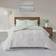 Madison Park Finely Waffle Weave Duvet Cover White (264.16x233.68cm)