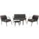 Venture Design Paola Lounge-Set, 2 Tisch einschl. 2 Stühle & 1 Sofas