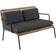 Venture Design Paola Lounge-Set, 2 Tisch einschl. 2 Stühle & 1 Sofas