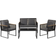 Venture Design Dallas Loungeset, 1 Bord inkl. 2 Stolar & 1 Soffor