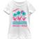 Fifth Sun Girl's Jurassic World Fallen Kingdom Tropical Dinosaurs Graphic Tee - White