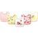 Hudson Waterproof Bib Strawberries and Lemons 5-Pack