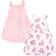 Hudson Baby's Cotton Dresses 2-pk - Soft Pink Roses (10116763)