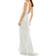 Mac Duggal High Slit Sheath Gown - White