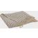 Saro Lifestyle Stitch Line Blankets Beige (152.4x127cm)
