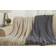 Saro Lifestyle Stitch Line Blankets Beige (152.4x127cm)