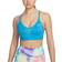 Nike Dri-FIT Indy Light-Support Padded V-Neck Sports Bra - Laser Blue/White