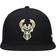 Mitchell & Ness Milwaukee Bucks English Dropback Snapback Hat Men - Black
