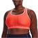 Under Armour Mid Crossback Sports Bra Women - Electric Tangerine/White