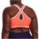 Under Armour Mid Crossback Sports Bra Women - Electric Tangerine/White