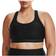 Under Armour Mid Crossback Sports Bra Women - Black/Jet Gray