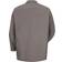 Red Kap Industrial Long Sleeve Work Shirt - Gray