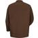 Red Kap Industrial Long Sleeve Work Shirt - Chocolate Brown