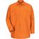 Red Kap Industrial Long Sleeve Work Shirt - Orange