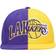 Mitchell & Ness Los Angeles Lakers Half and Half Snapback Hat Men - Purple/Gold