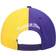 Mitchell & Ness Los Angeles Lakers Half and Half Snapback Hat Men - Purple/Gold