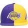 Mitchell & Ness Los Angeles Lakers Team Half and Half Snapback Hat Men - Purple/Gold