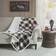 Woolrich Ridley Blankets Red, Black (177.8x152.4cm)