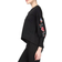 MeMoi Oversized Dropped Sleeve Top - Limo Black