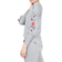 MeMoi Oversized Dropped Sleeve Top - Grey Heather
