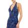 Mac Duggal Floral Beaded Column Gown - Midnight
