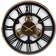 Olivia & May Industrial Oversized Stainless Steel Gear Wall Clock 32"