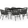 vidaXL 3099242 Matgrupp, 1 Bord inkl. 6 Stolar
