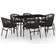 vidaXL 3099242 Matgrupp, 1 Bord inkl. 6 Stolar