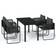 vidaXL 3099079 Matgrupp, 1 Bord inkl. 4 Stolar